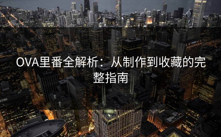 OVA里番全解析：从制作到收藏的完整指南